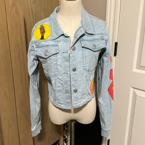 Disney Sing Cropped Denim Jacket
